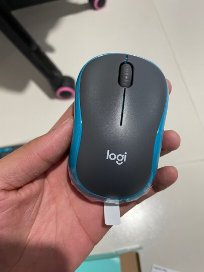 罗技（Logitech）MK275 键鼠套装 无线键鼠套装 办公键鼠套装 全尺寸 商务键鼠套装 带无线2.4G接收器 黑蓝色 晒单图