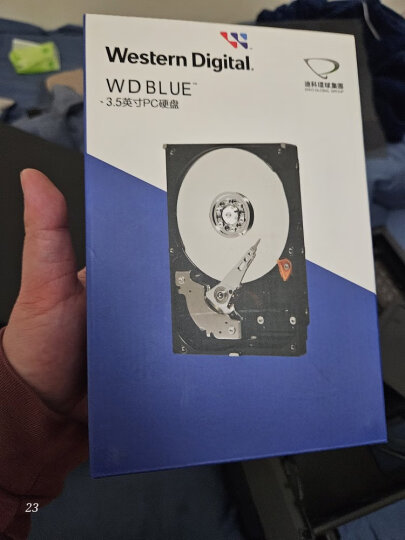 西部数据(WD)蓝盘 4TB SATA6Gb/s 64MB 台式机械硬盘(WD40EZRZ) 晒单图