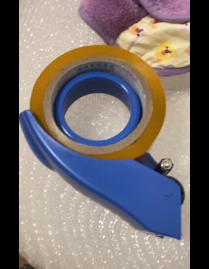 晨光(M&G)文具60mm简易式胶带座 封箱器 胶带切割器 单个装红蓝随机AJD97367 晒单图