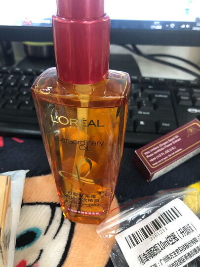 欧莱雅(LOREAL)奇焕润发精油护发素100ml两支套装(所有发质+烫染发质+旅行装100ml*2)(赠品随机发货) 晒单图