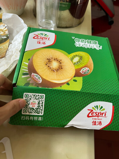 佳沛（zespri）绿奇异果优选经典果6粒 单果约88-102g  水果礼盒 送长辈 晒单图