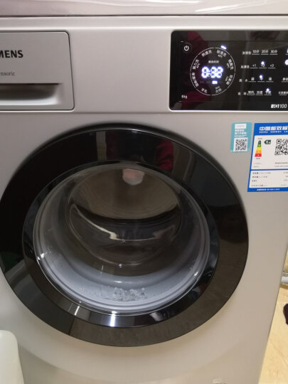 西门子(SIEMENS) 8公斤 变频滚筒洗衣机 快速洗 强力洗 大件洗 高温筒清洁 XQG80-WM12L2E88W 晒单图