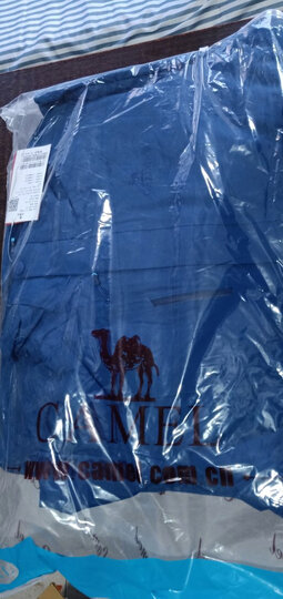 骆驼户外(CAMEL) 冲锋衣男女防污防水三合一两件套冲锋衣男 A7W21a7127 宝蓝 L 晒单图