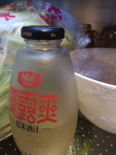 爽露爽  醪糟 米酒 糯米酒汁 甜酒酿 480ml 晒单图