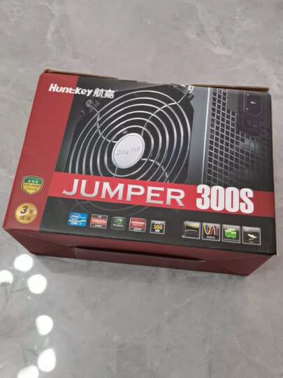 航嘉（Huntkey）JUMPER500 白牌500W 电脑电源（80PLUS白牌/单路40A/主动PFC/双管正激/全电压/背部走线） 晒单图