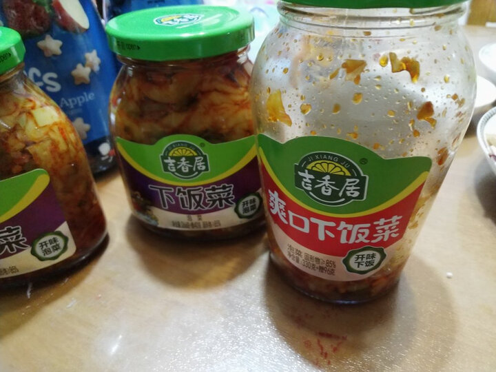 吉香居 榨菜 酱菜腌菜 下饭菜 泡菜 红油下饭菜 306g 晒单图
