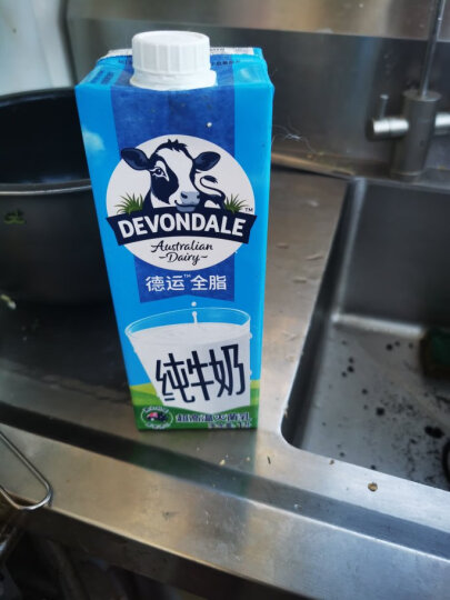 德运（Devondale）澳大利亚原装进口 全脂纯牛奶 早餐纯牛奶 1L*10盒/箱装 晒单图