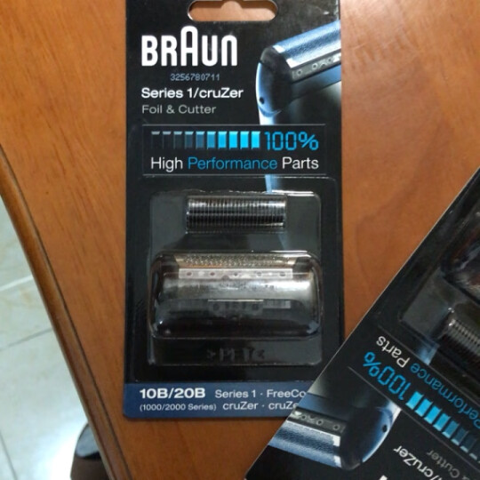 博朗（BRAUN）电动剃须刀配件1系10B刀头网膜（新老包装随机发货） 晒单图