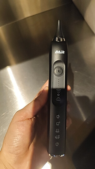 拜尔(BAIR)X1 电动牙刷情侣款套装2支装 成人声波扫振充电式士震动软毛自动牙刷男 送女朋友 礼盒装 炫酷黑(8刷头+便携盒) 晒单图