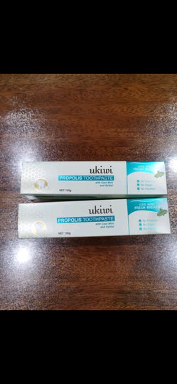 纽西小精灵(ukiwi)蜂胶护齿牙膏 120g*2 (蜂胶护龈不添加氟 ) 晒单图