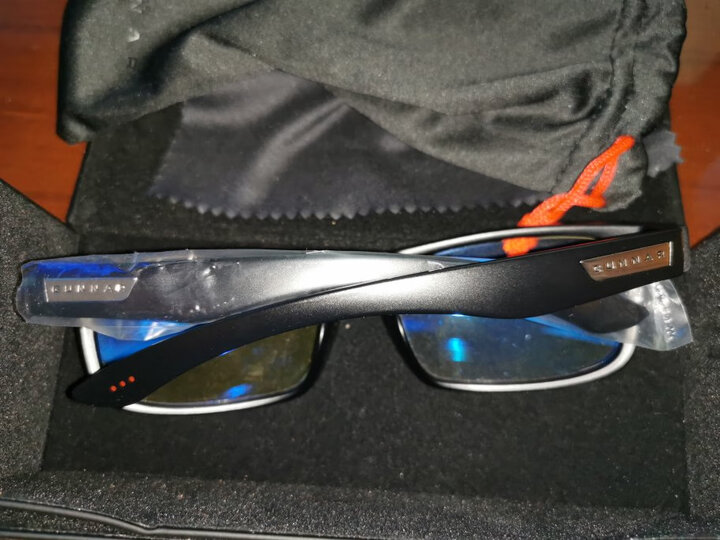 GUNNAR Enigma 玛瑙黑色镜框 琥珀色镜片 电竞防蓝光眼镜 晒单图