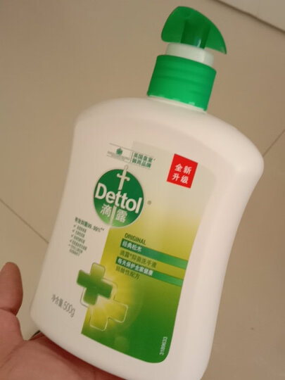 滴露（Dettol）健康抑菌洗手液松木500g瓶 消毒抑菌非补充装 儿童家庭用清爽去油 晒单图