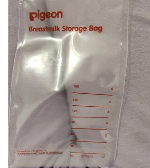 贝亲（Pigeon） 母乳储存袋180ml 母乳保鲜袋 一次性储奶袋 挤奶袋25片 16654 180ml*25只装 晒单图