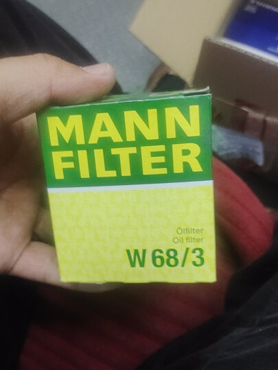 曼牌（MANNFILTER）机油滤清器机滤机油滤芯W68/3卡罗拉雷凌RAV4荣放花冠威驰致炫 晒单图