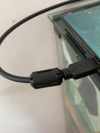 优越者（UNITEK）卡扣式抗干扰磁环内径7mm 可拆卸USB线串口线数据线屏蔽滤波磁环 Y-OT14BK 晒单图