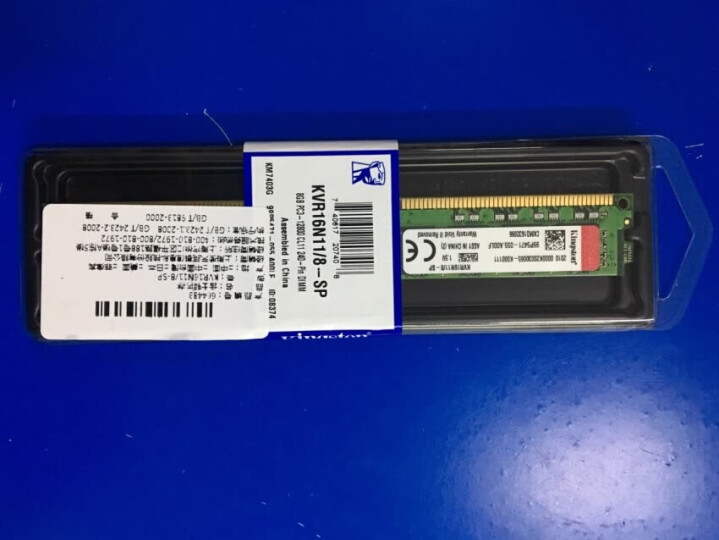 金士顿 (Kingston) 8GB DDR3 1333 台式机内存条 晒单图