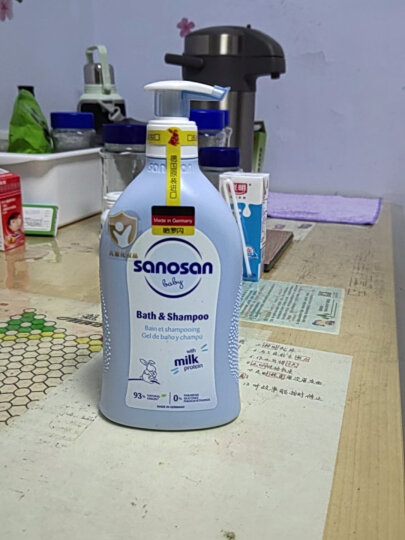 哈罗闪（sanosan）婴儿洗发水沐浴露二合一500ml【0-12岁】儿童沐浴液低泡易冲洗 晒单图