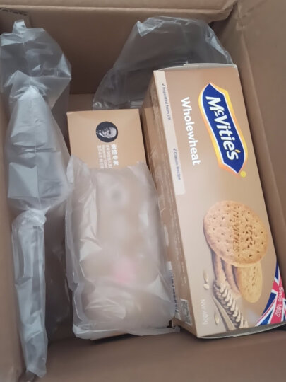 McVitie's英国进口 麦维他（Mcvitie's）高纤全麦粗粮酥性消化饼干400g 晒单图