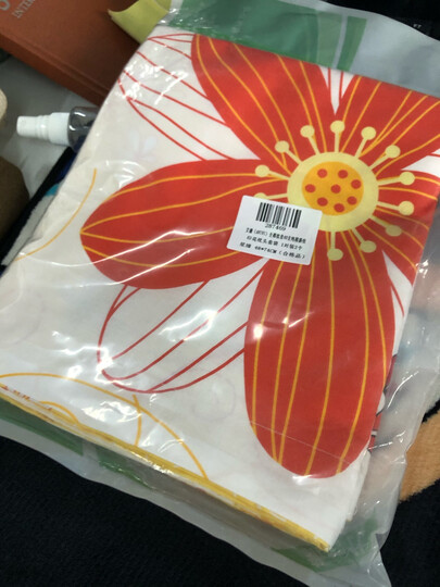 艾薇 床品家纺 全棉枕套纯棉枕头套一对(夏日暖阳48*74) 晒单图