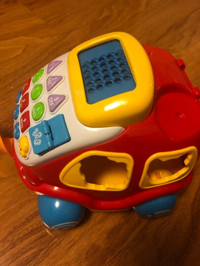 澳贝（AUBY）益智玩具儿童电子汽车电话宝宝电话玩具仿真电话机男女孩生日礼物463429DS 晒单图