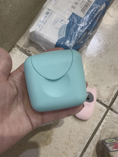 JAJALIN带盖可携带旅行香皂盒锁扣便携手工肥皂盒塑料大号颜色随机 晒单图