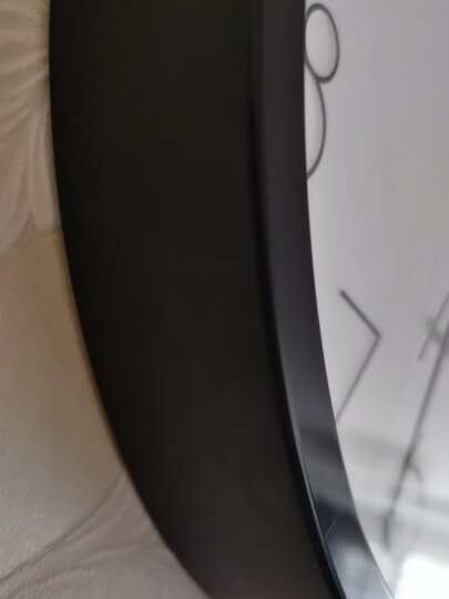 天王星（Telesonic）挂钟 客厅创意钟表现代简约安静钟时尚个性3D立体时钟卧室石英钟圆形挂表S9651-2黑色 晒单图
