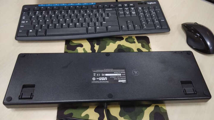 RK ROYAL KLUDGE 920C机械键盘 104键 德国原厂cherry轴体 电脑有线 游戏lol无冲 黑色 红轴 晒单图