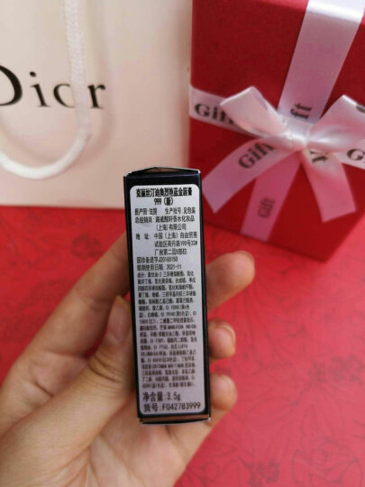 【专柜正品】Dior迪奥口红女士唇膏 080#赠玫瑰礼盒 晒单图