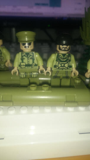 潘洛斯德国坦克二战军事积木拼装玩具导弹虎式重型主战坦克儿童玩具10岁 632010 M1A2主战坦克 晒单图