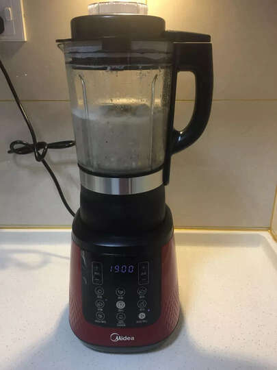 美的(Midea)破壁料理机智能高速加热破壁机高速电机六叶破壁刀Power701(一机双杯) 晒单图