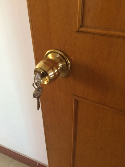 雨花泽球形房门锁:京东物流一如既往的快,买了