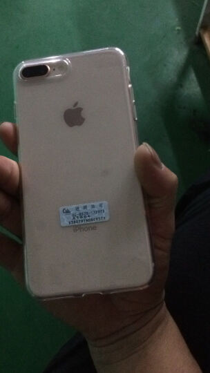 亿色（ESR）苹果8 Plus手机壳 iPhone7plus保护套5.5英寸全包透明轻薄硅胶防摔软壳超薄简约男款 零感-啫喱黑 晒单图