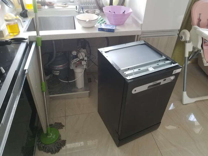 海尔(Haier)8套大容量 80℃高温除菌消毒 自动烘干 嵌入式 洗碗机家用 HW8-1718 晒单图