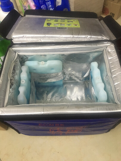 恒都爽口牛百叶150g:京东生鲜快递人员是用冷