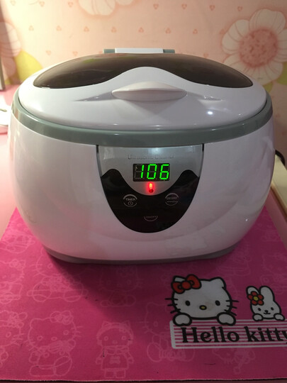 洁盟(skymen) 超声波清洗机家用 眼镜清洗机 珠宝首饰手表假牙清洁机 JP-890 晒单图