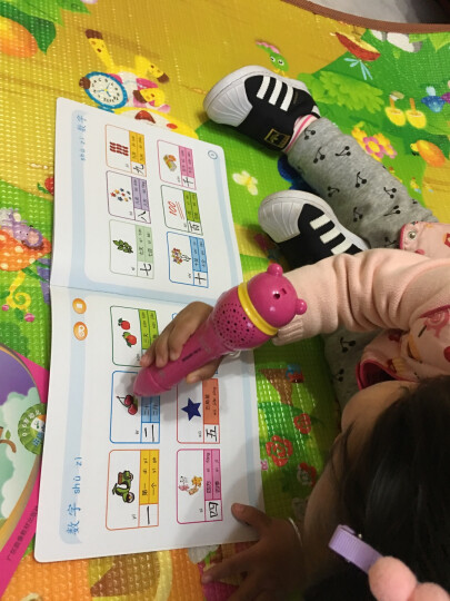 纽曼点读笔18A蓝8G婴幼儿早教机双语点读机儿童故事机英语学习机宝宝认知51本有声图书绘本0-1-3-6岁益智玩具 晒单图