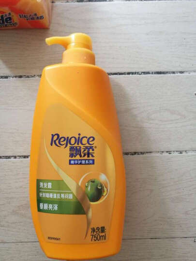 飘柔洗发水橄榄油莹润750ml(染发修护)(新老包装随机发货)王俊凯同款 晒单图