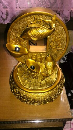 水乡故事流水喷泉摆件 招财进宝 家居客厅办公