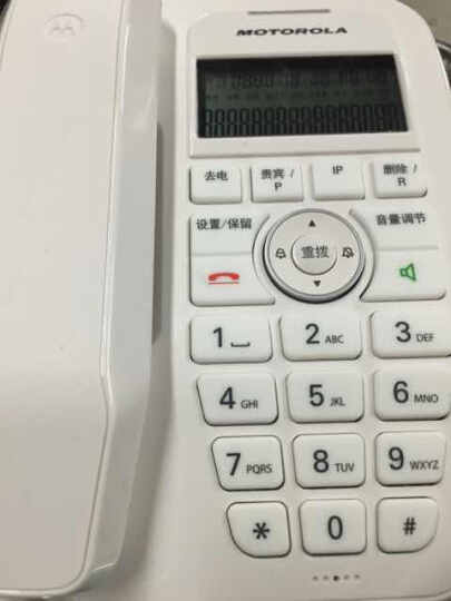 100C 有绳电话机中文显示家用办公电话座机 (