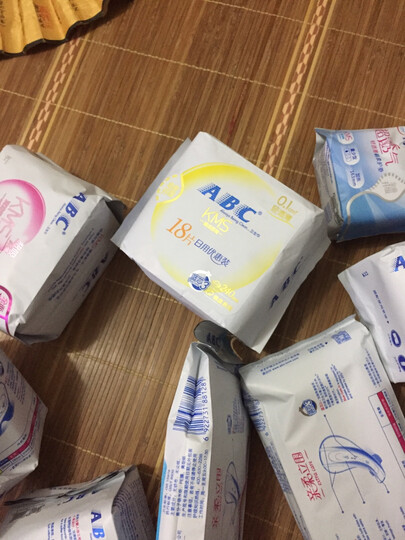 ABC KMS棉柔系列卫生巾 0.1cm轻透薄日用240mm*18片 晒单图