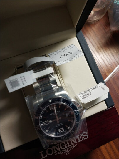 浪琴男士手表:防伪码被撕掉了,说明书中找不到