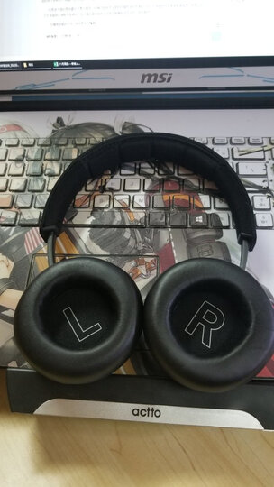 B&O PLAY beoplay H7 无线蓝牙头戴式包耳手机耳机游戏耳机 触控操作 bo耳机 黑色 晒单图