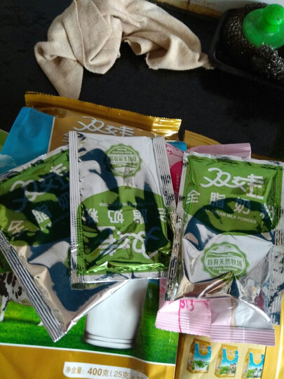豆香韵 创意版 非转基因植物蛋白豆浆 豆浆粉 正品保证 女士袋装400g 袋 内含16小条 晒单图