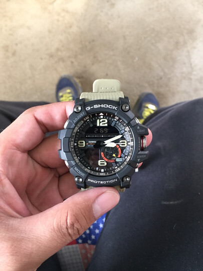 【放心购】卡西欧(CASIO)手表 G-SHOCK泥王系列防泥防震多重感应功能运动防水男表 小泥王GG-1000RG-1A 晒单图