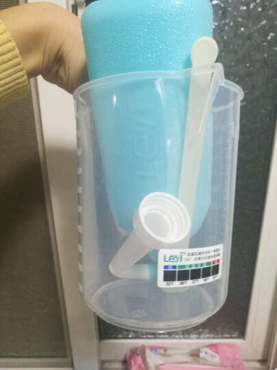 乐仪(leyi)洗鼻器 成人儿童鼻炎鼻腔护理器套装(洗鼻壶+4.5g*60包洗鼻盐+量杯+搅拌棒+温度贴)SX-2L蓝瓶 晒单图