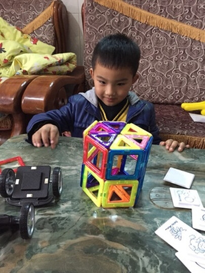 科博磁力片积木DIY益智玩具立体拼插拼装智慧