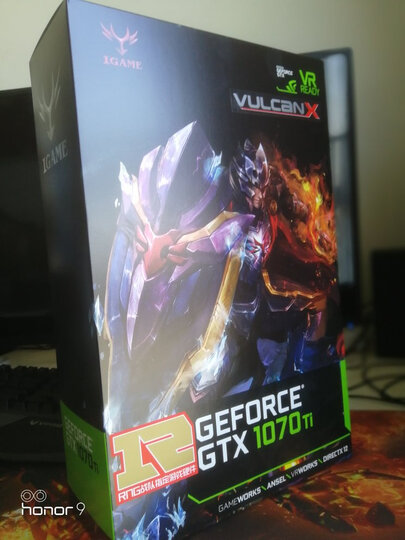 七彩虹(Colorful)iGame GeForce GTX1070Ti Vulcan X Top GTX1070Ti 1607-1683MHz/8Gbps 8G/256bit吃鸡显卡 晒单图