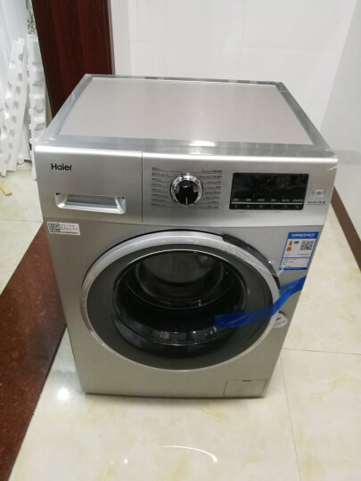 海尔（Haier) 滚筒洗衣机全自动 9公斤变频 智能APP操控 双喷淋泡沫无残留 EG9012B19SU1JD 晒单图