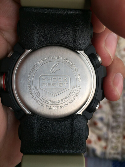 【放心购】卡西欧(CASIO)手表 G-SHOCK泥王系列防泥防震多重感应功能运动防水男表 小泥王GG-1000RG-1A 晒单图