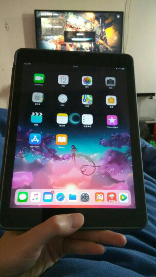 Apple iPad 平板电脑2017款9.7英寸（128G WLAN版/A9 芯片/Retina显示屏/Touch ID技术 MP2J2CH/A）银色 晒单图